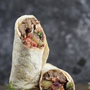 Grilled Lamb shish wrap